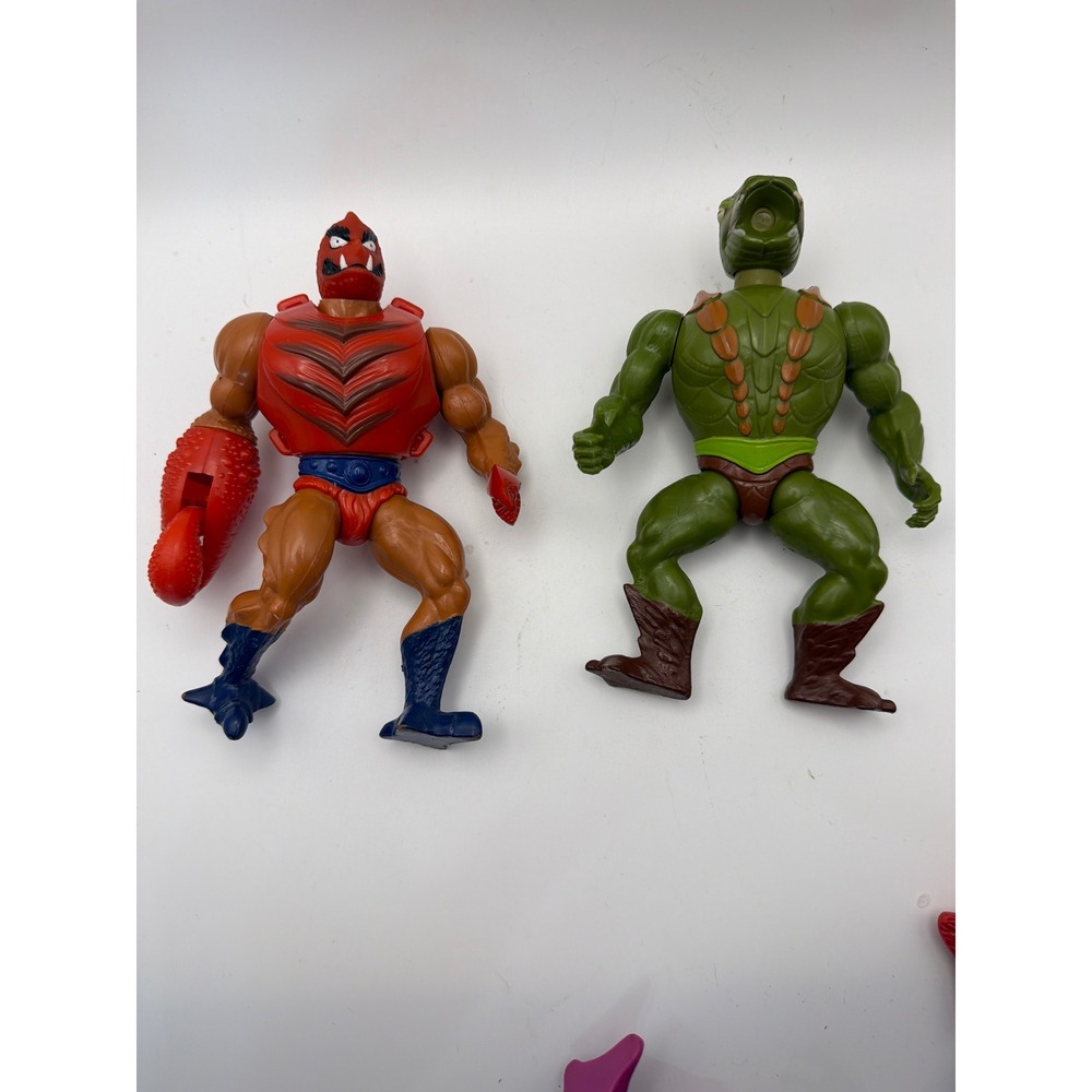 Vintage 1984 Masters of the Universe Collectors Case & Action Figure Lot Mattel - Picture 7 of 16